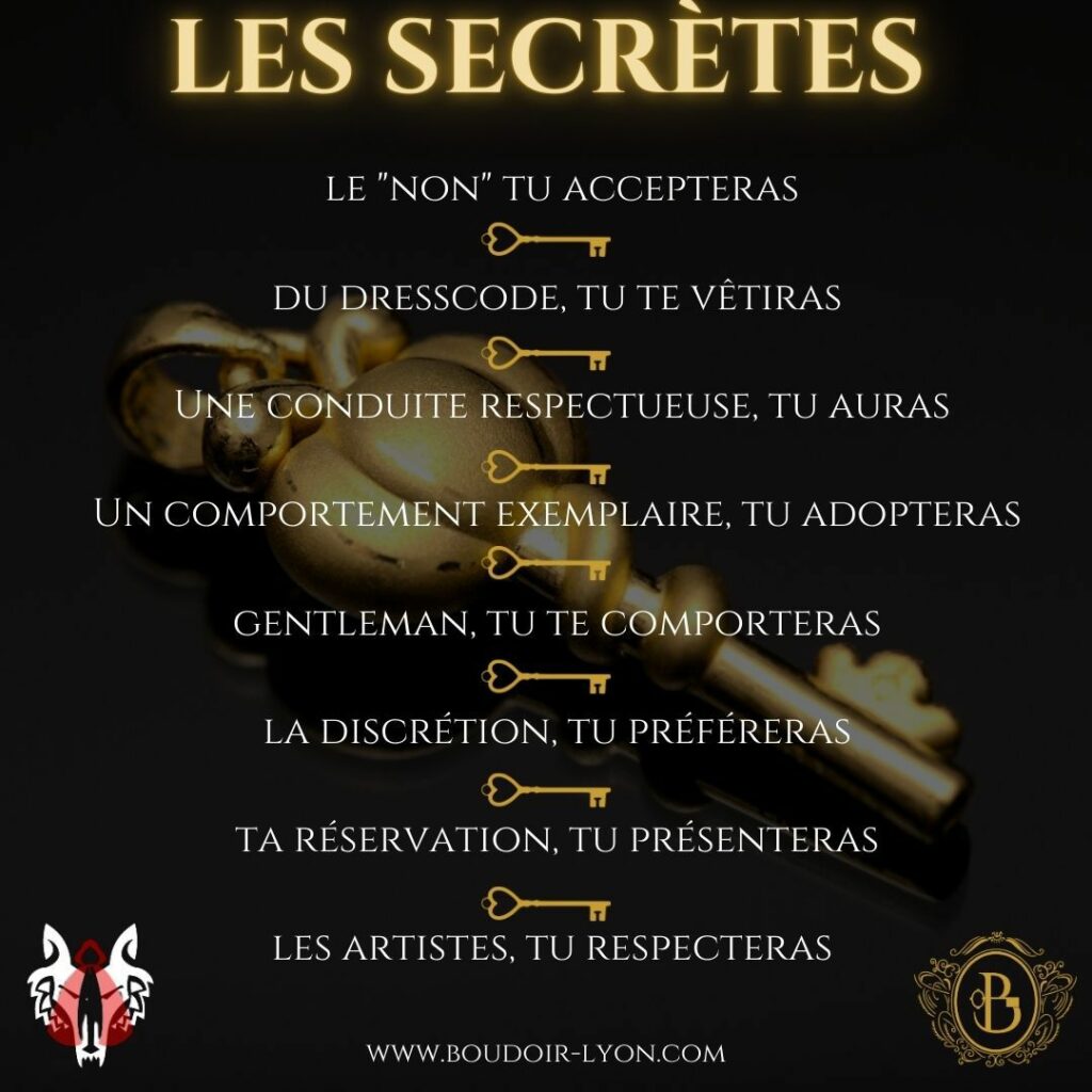 Secrete code de bonne conduite soiree spectacle sexy adulte lyon