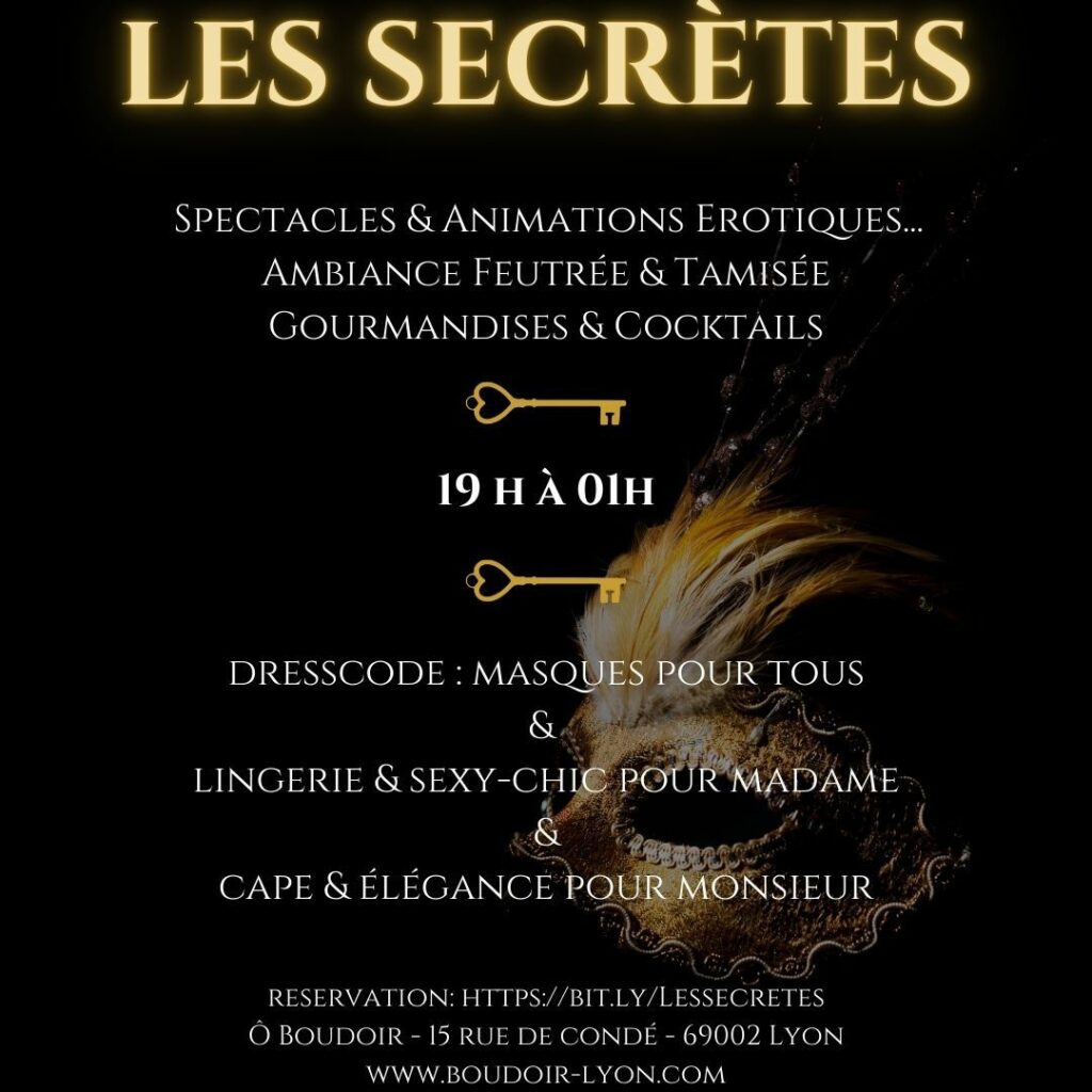 Soiree Les Secretes erotique chic sexy pour couple a Lyon 2