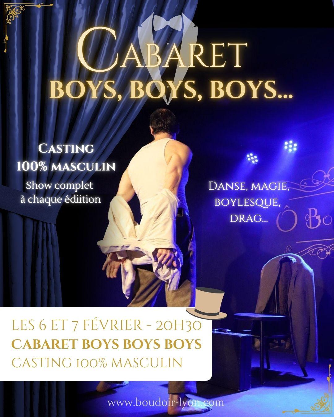 Cabaret Boys FEVRIER