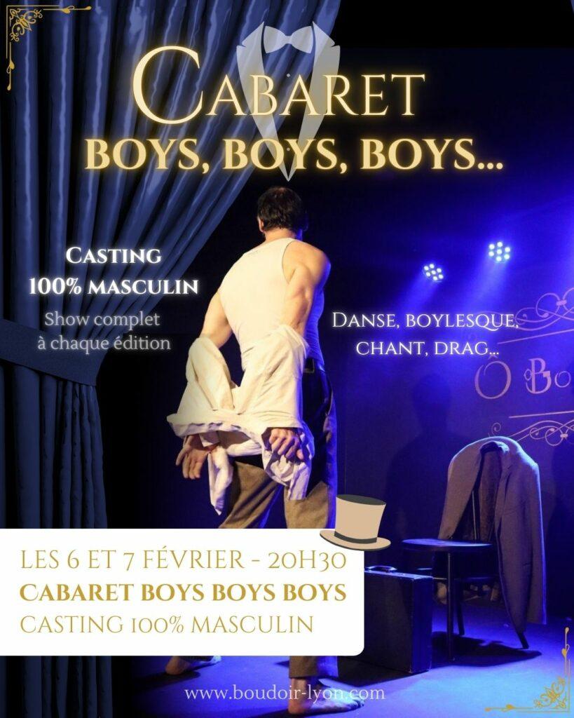 Cabaret Boys - 7 et 8 mars